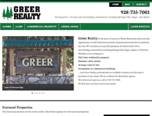 Tablet Screenshot of greerrealtyaz.com